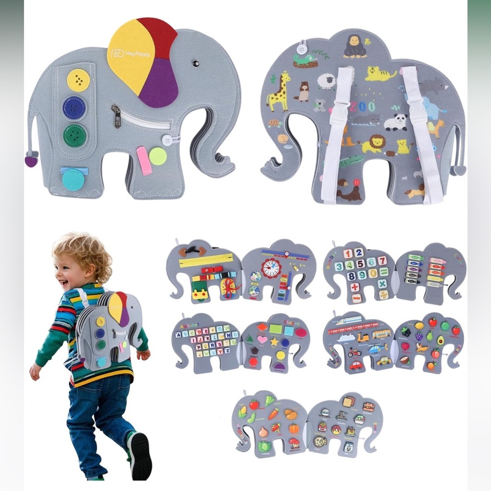 Elephant Activity Backpack for Kids